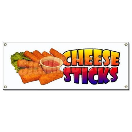 CHEESE STICKS BANNER SIGN mozzarella concession new fried fry hot fresh -  SIGNMISSION, B-Cheese Sticks